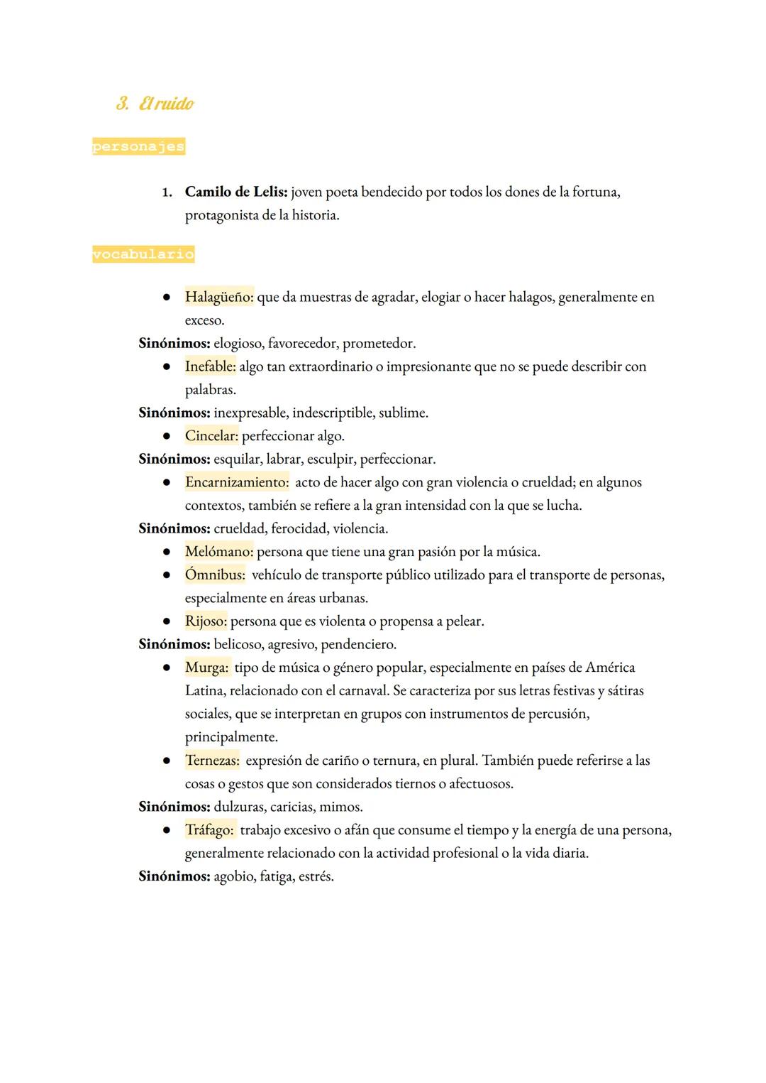 # Antología de cuentos
Emilia Pardo Bazán
1. El mechón blanco
personajes
1. La generala: esposa del general y protagonista del cuento.
2.