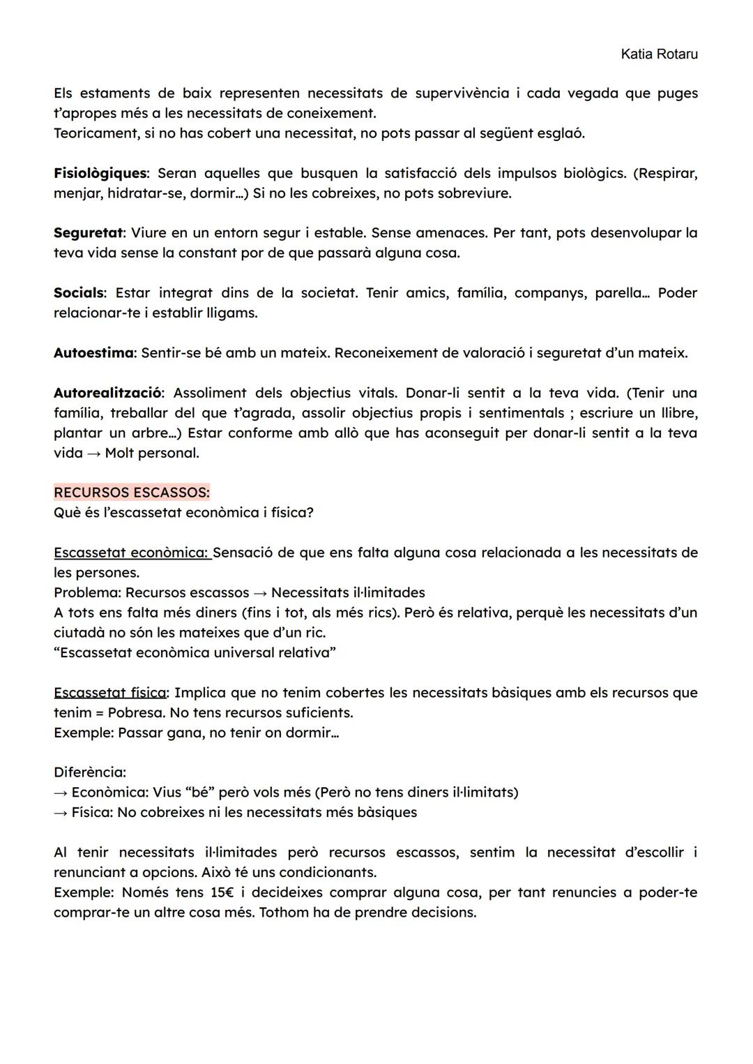 ECONOMΙΑ:
BLOC: LES DECISIONS ECONÒMIQUES
ÍNDEX:
1) Concepte d'Economia
1.1) Factors que influeixen en les decisions econòmiques
2) Homoeco