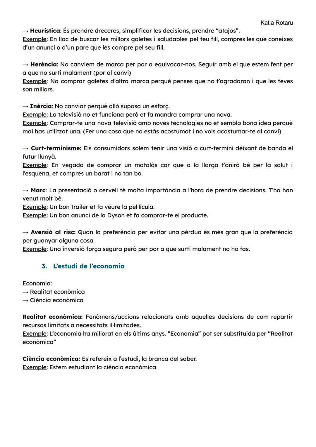 ECONOMΙΑ:
BLOC: LES DECISIONS ECONÒMIQUES
ÍNDEX:
1) Concepte d'Economia
1.1) Factors que influeixen en les decisions econòmiques
2) Homoeco