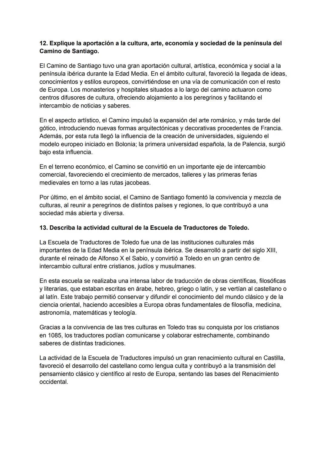 # BLOQUE II: La Edad Media. Tres culturas y un mapa político en constante cambio
(711-1474).
1.Explique las características de la estructur
