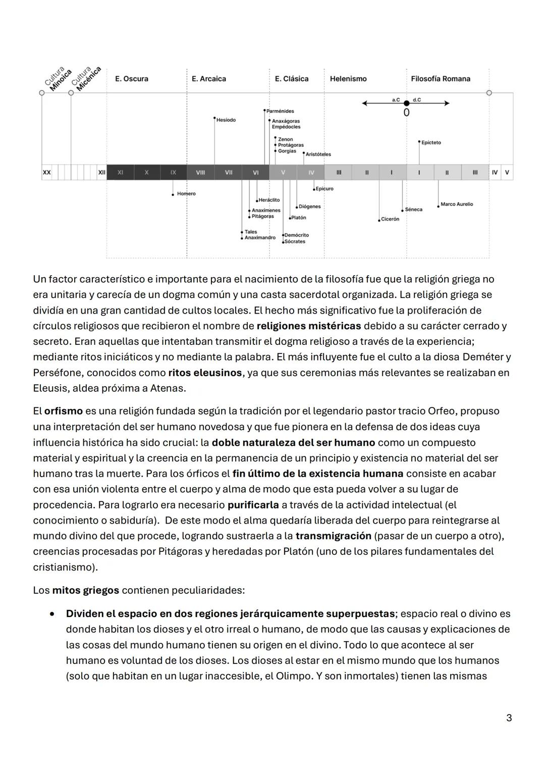 # FILOSOFÍA
Tema 1. Del mito al logos. El origen de la filosofía y los
presocráticos.
1. El pensamiento mítico. Una primera explicación de