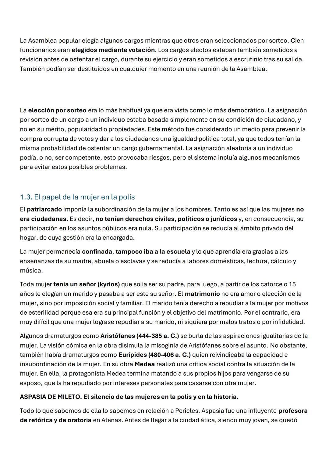 Tema 2. El giro antropológico. Sócrates y los sofistas.
1. La polis clásica. El camino hacia la democracia ateniense.
1.1. De la democraci