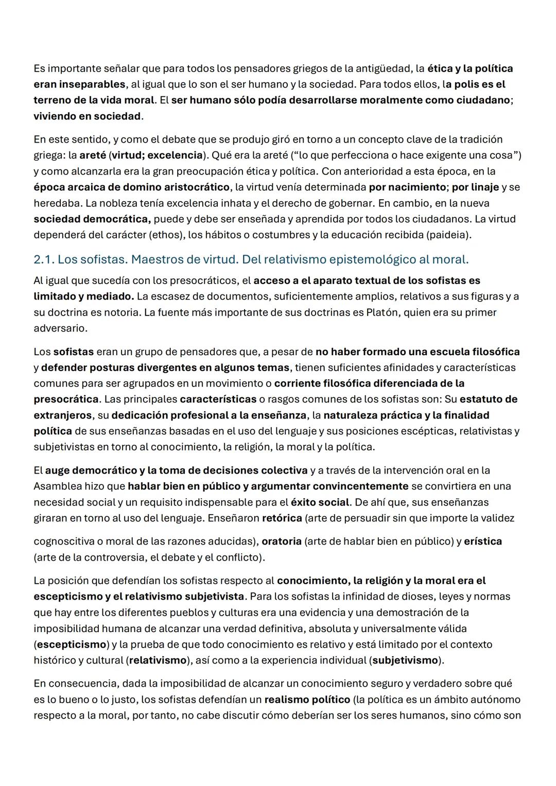 Tema 2. El giro antropológico. Sócrates y los sofistas.
1. La polis clásica. El camino hacia la democracia ateniense.
1.1. De la democraci