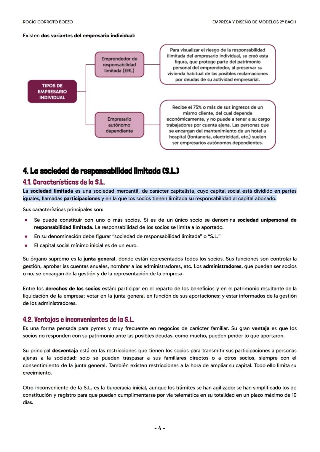 ROCÍO CORROTO BOEZO
EMPRESA Y DISEÑO DE MODELOS 2º BACH
# TEMA 02: CLASES DE EMPRESA Y FORMAS DE EMPRENDIMIENTO
# 1. Criterios de clasific