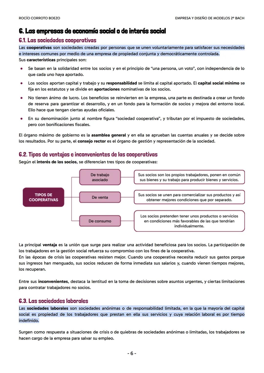 ROCÍO CORROTO BOEZO
EMPRESA Y DISEÑO DE MODELOS 2º BACH
# TEMA 02: CLASES DE EMPRESA Y FORMAS DE EMPRENDIMIENTO
# 1. Criterios de clasific