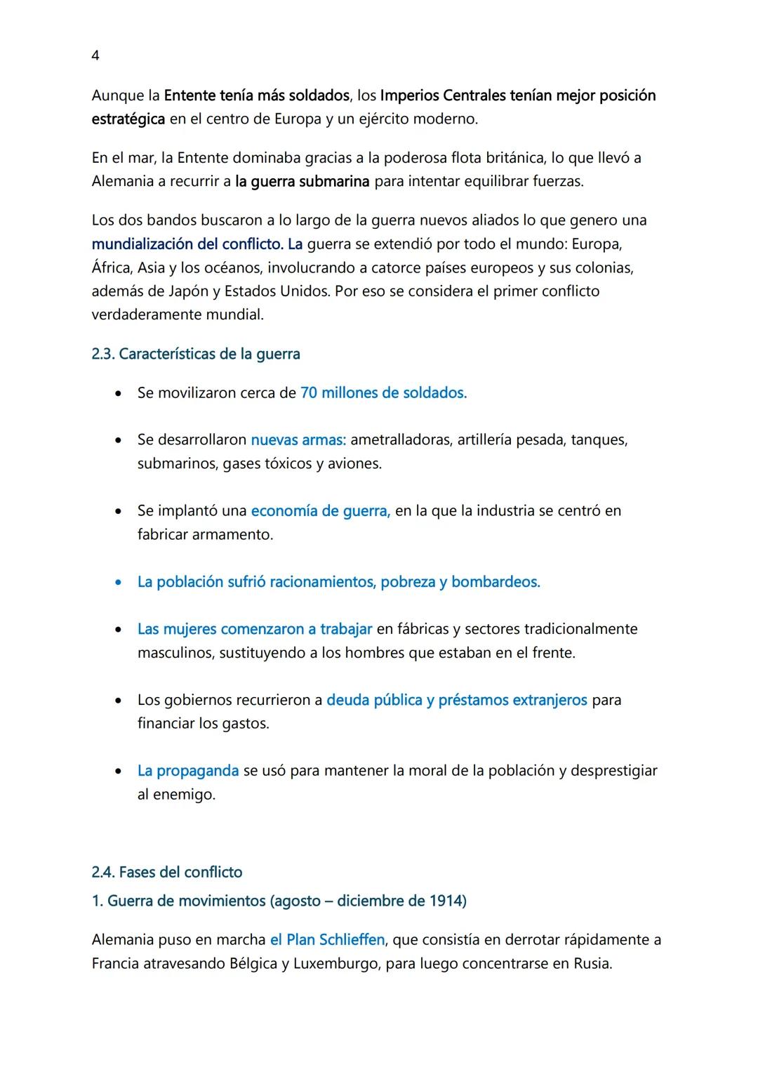 1
# LA 1º GUERRA MUNDIAL
1. Las causas de la guerra:
A comienzos del siglo XX, Europa vivía fuertes tensiones. Alemania se había
converti