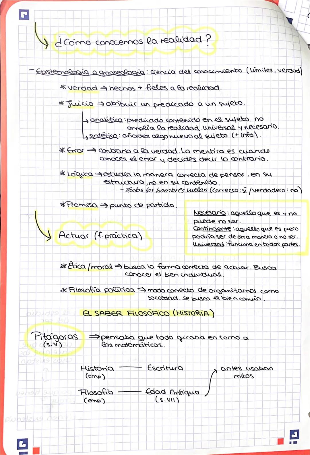 # Filosofia
(amor a la
Sabiduría)
Parcial oct.
- Toda ciencia tiene obieto $\Rightarrow$ lo que se quiere saber/se sabe
método $\Righta