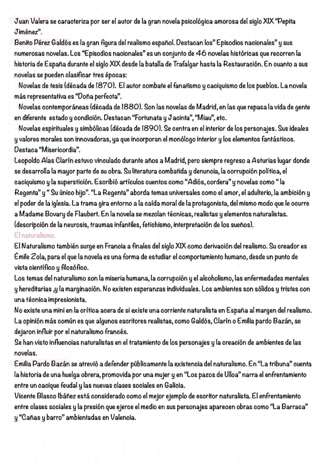 # El realismo y el naturalismo: la novela. La poesía y el teatro
en la segunda mitad del siglo XX.
La literatura española de la segunda mit
