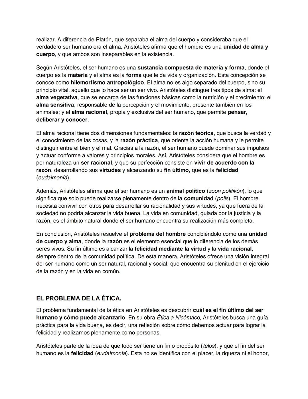 # ARISTÓTELES.
EL PROBLEMA DE LA REALIDAD.
El problema de la realidad en Aristóteles surge como respuesta a las ideas de su maestro
Platón