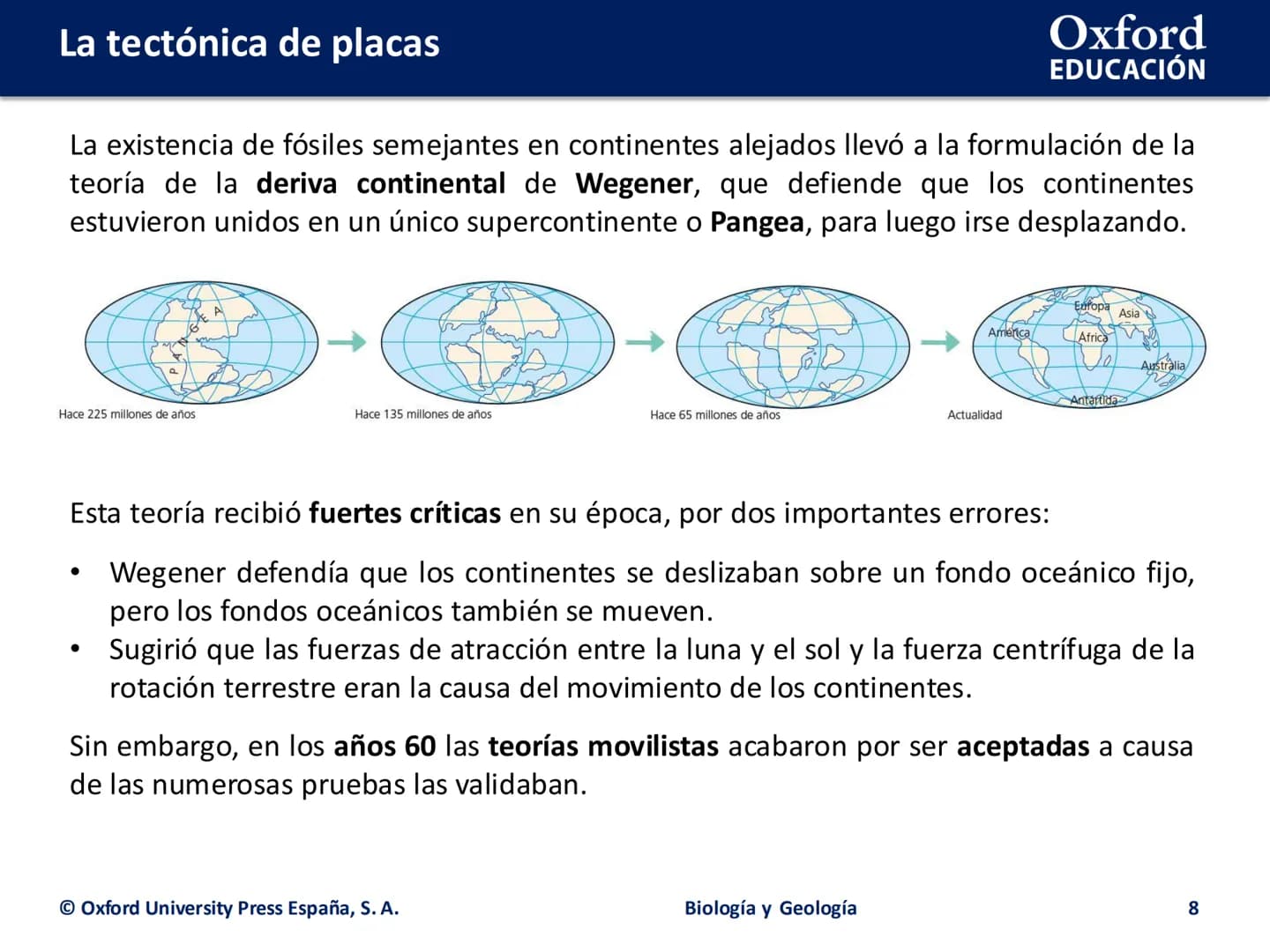 # LA TECTÓNICA DE
# PLACAS
Biología y Geología # La tectónica de placas
• Métodos de estudio del interior terrestre
• Modelos geoquímico