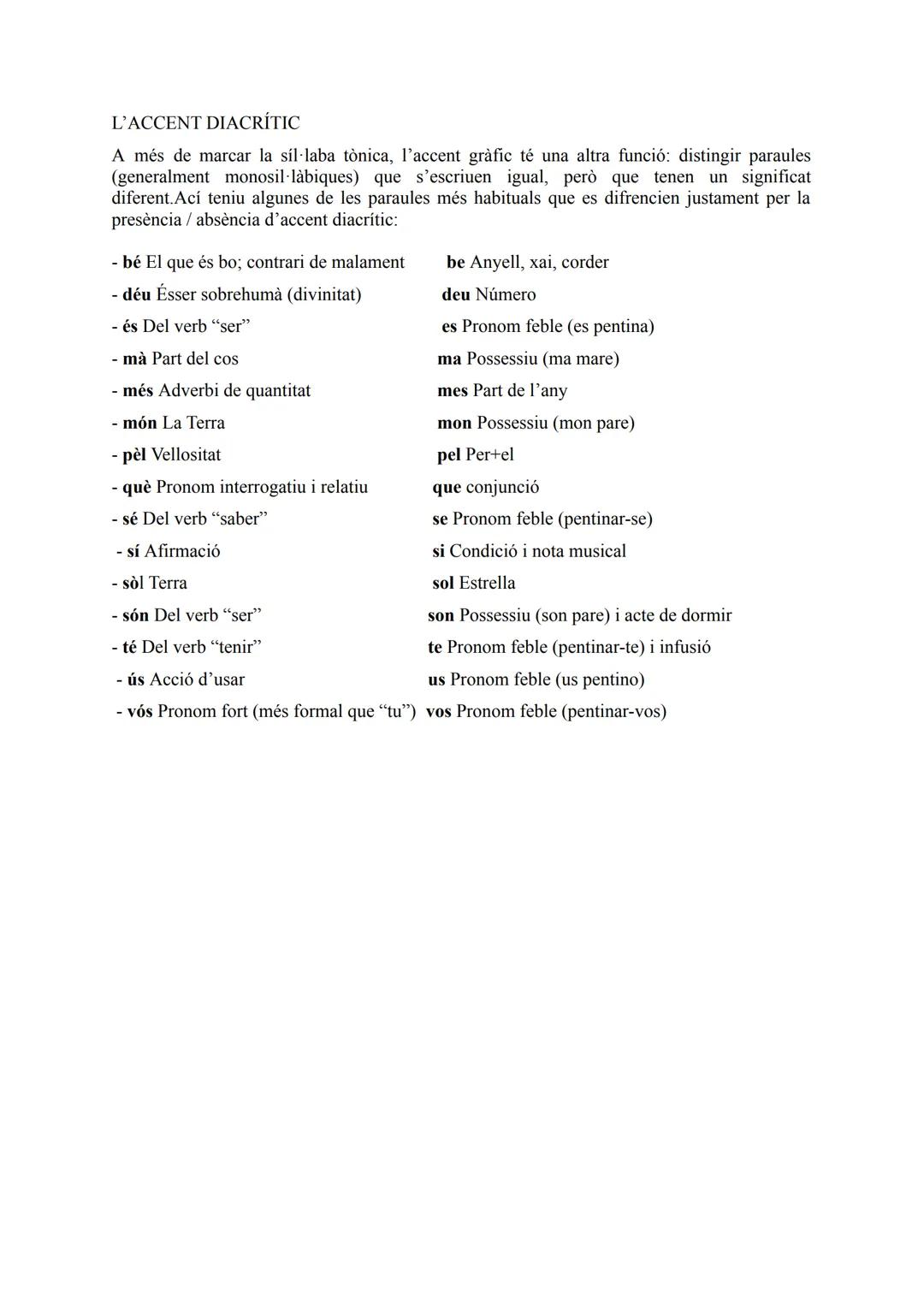 # L'accentuació
NORMES D'ACCENTUACIÓ
Per a saber quan hem d'accentuar una paraula polisil làbica haurem de tenir en compte les
normes segü