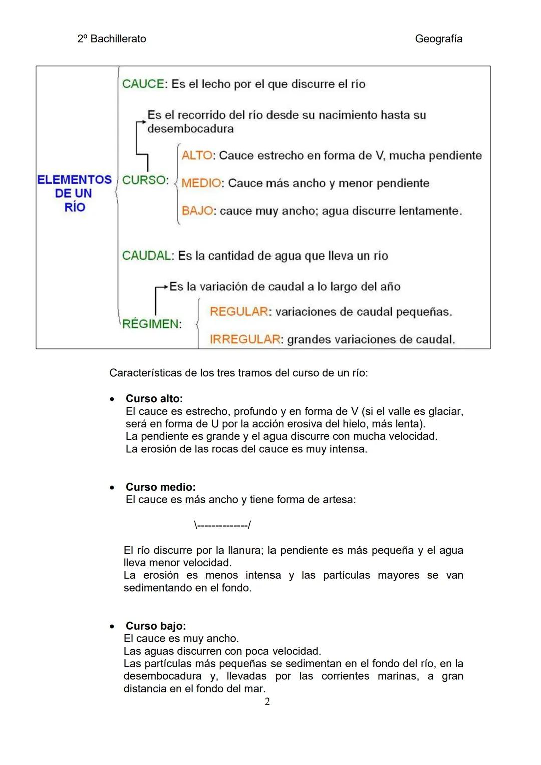 2º Bachillerato
Geografía
# UNIDAD DE PROGRAMACIÓN 3. LA DIVERSIDAD
HIDROGRÁFICA Y VEGETAL.
Con esta unidad de programación vamos a trabaj