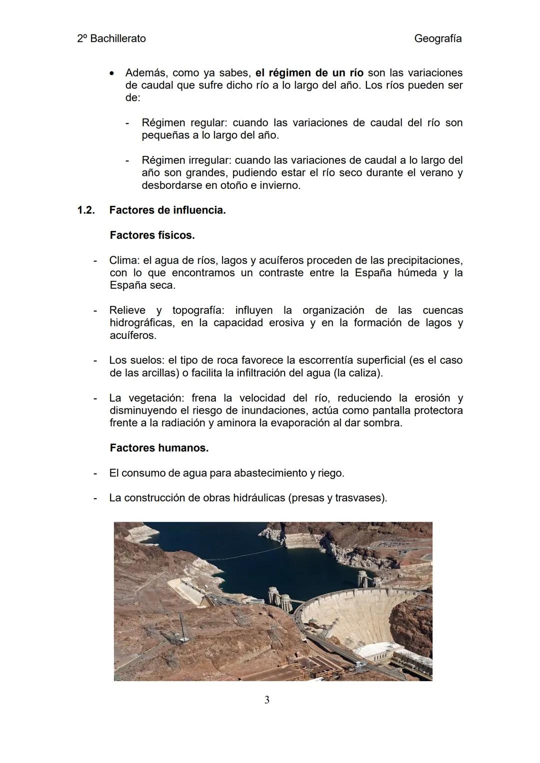 2º Bachillerato
Geografía
# UNIDAD DE PROGRAMACIÓN 3. LA DIVERSIDAD
HIDROGRÁFICA Y VEGETAL.
Con esta unidad de programación vamos a trabaj