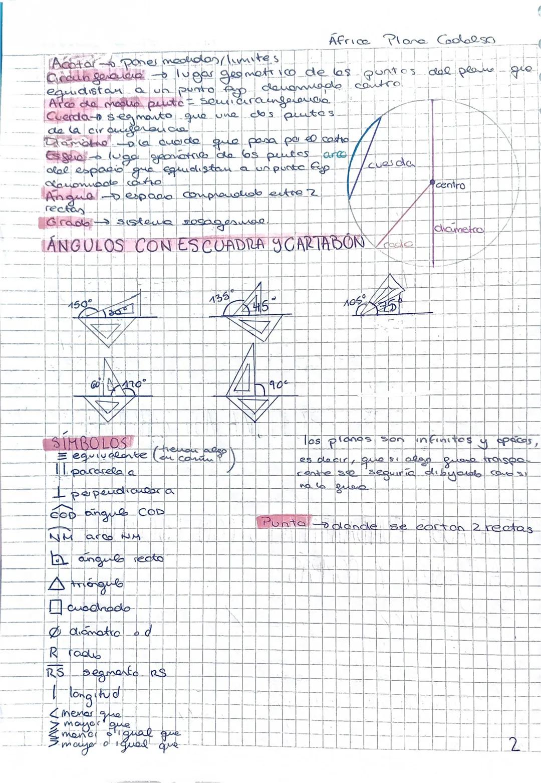 África Plaza Cadalso
DIVIDIR UNA CIRCUNFERENCIA E INSCRIBIR
FIGURAS GEOMÉTRICAS
1 Hacer una circunferencia
2 Hacer 2 perpendiculares
3