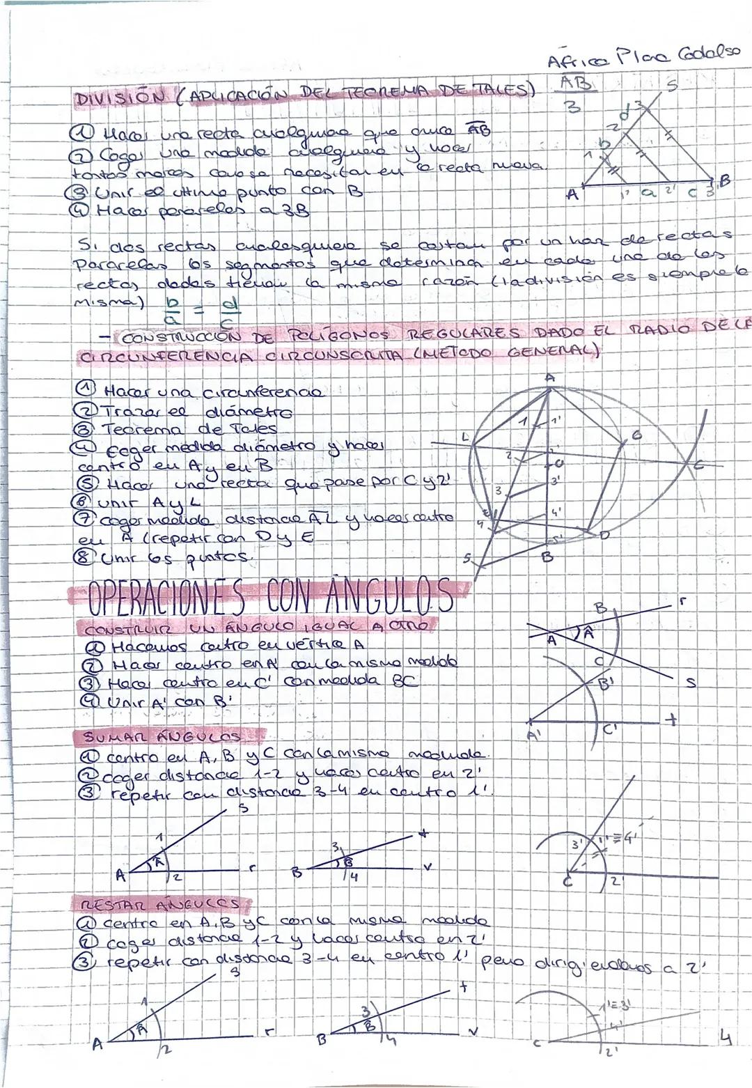 África Plaza Cadalso
DIVIDIR UNA CIRCUNFERENCIA E INSCRIBIR
FIGURAS GEOMÉTRICAS
1 Hacer una circunferencia
2 Hacer 2 perpendiculares
3