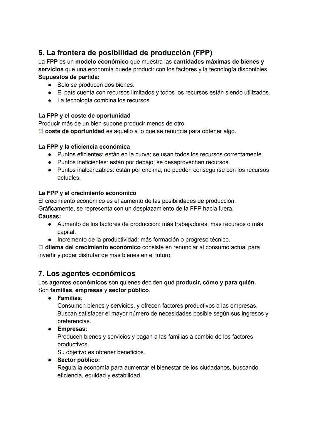 # UNIDAD 2: Decisiones económicas colectivas
1. Los factores productivos
Los factores productivos (o de producción) son los recursos escas