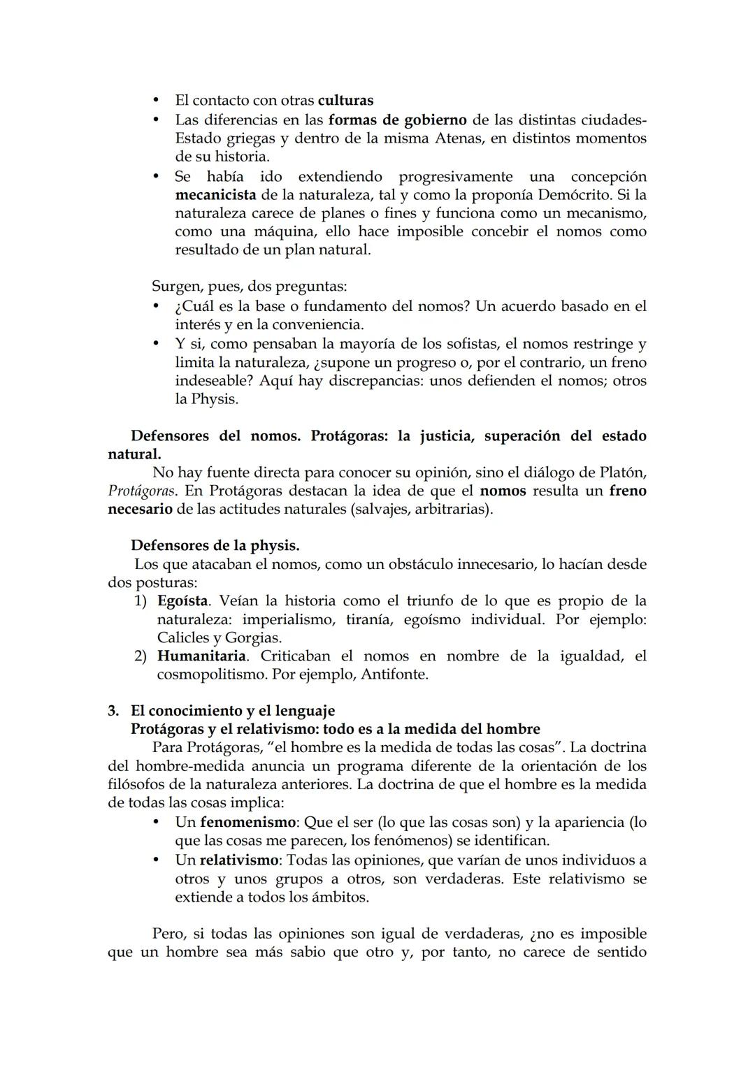 # Tema 2. LA SOFÍSTICA Y
# SÓCRATES: LA PREOCUPACIÓN
# POR EL HOMBRE
1. Los sofistas, maestros y críticos de la cultura.
2. Debate sobre la