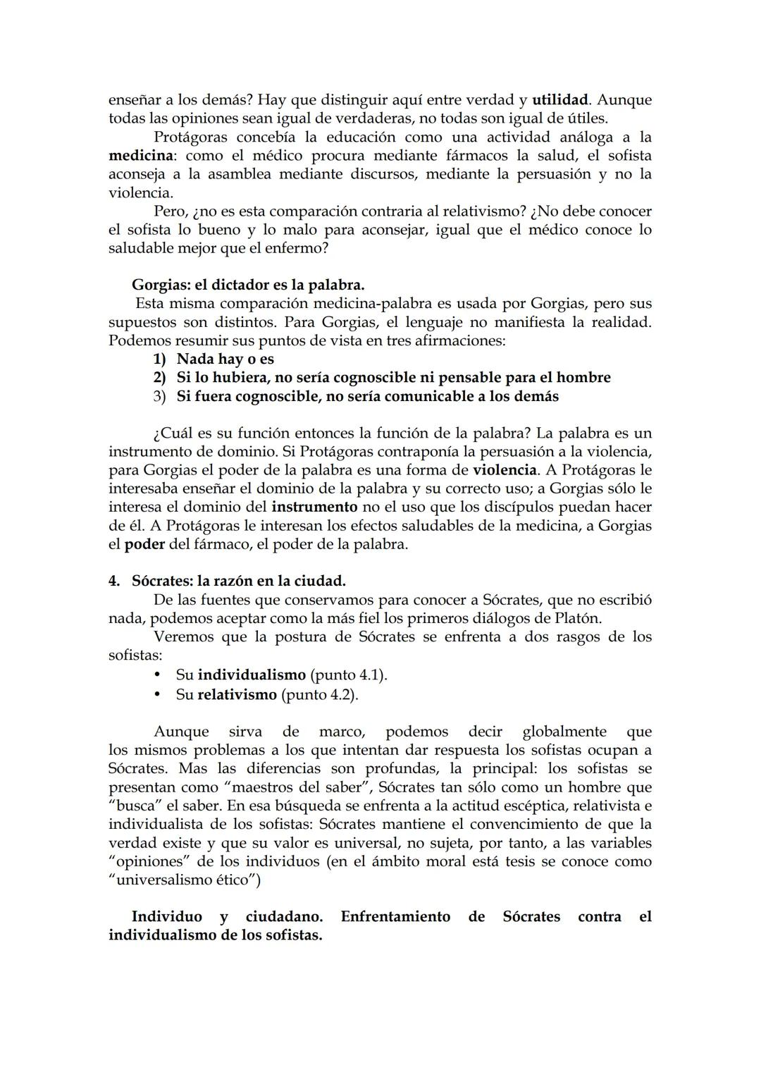 # Tema 2. LA SOFÍSTICA Y
# SÓCRATES: LA PREOCUPACIÓN
# POR EL HOMBRE
1. Los sofistas, maestros y críticos de la cultura.
2. Debate sobre la