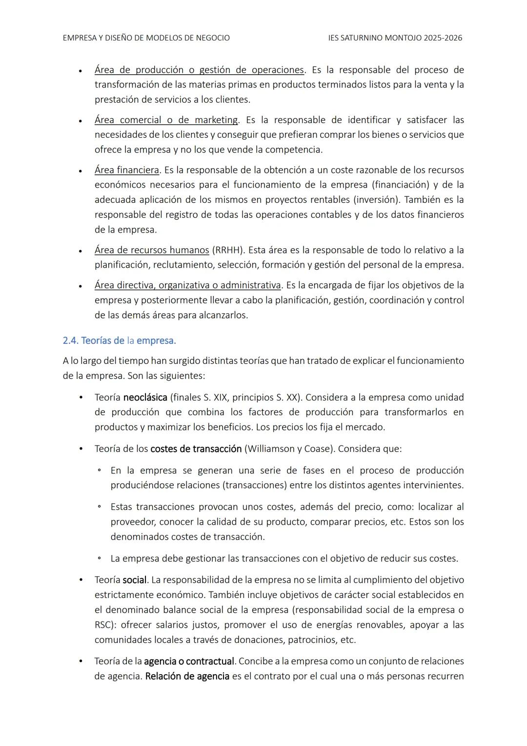 EMPRESA Y DISEÑO DE MODELOS DE NEGOCIO
IES SATURNINO MONTOJO 2025-2026
TEMA 1. LA EMPRESA
ÍNDICE
1. LA ACTIVIDAD ECONÓMICA
1.1. Factores