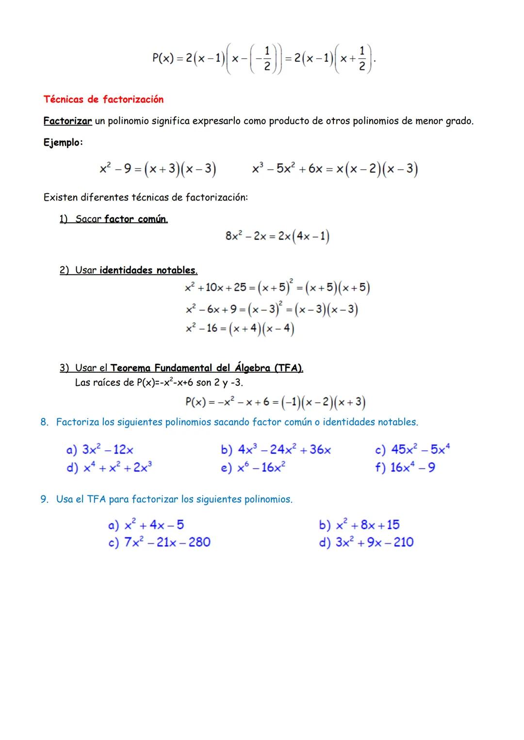 # UD 02 POLINOMIOS Y FRACCIONES ALGEBRAICAS
DIVISIÓN DE POLINOMIOS
División de monomios
$\frac{15x^5}{-5x^3} = -3x^2$
$\frac{6x^3}{5x^3}