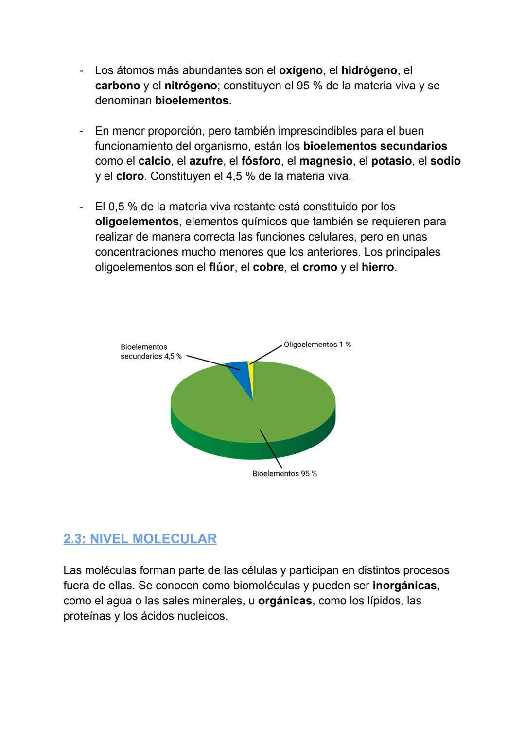 # T.1: LA ORGANIZACIÓN
DEL CUERPO HUMANO
## 2.1: LOS NIVELES DE ORGANIZACIÓN DEL CUERPO HUMANO
El cuerpo humano está compuesto por diverso