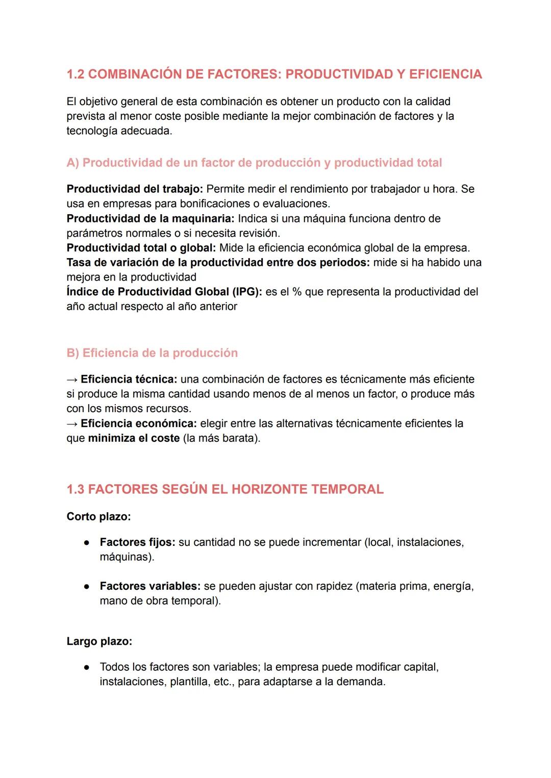 # TEMA 5
¿CÓMO VOY A PRODUCIR Y CON QUIÉN? FUNCIÓN
DE PRODUCCIÓN
1. LA FUNCIÓN DE PRODUCCIÓN
La función de producción relaciona la cantid