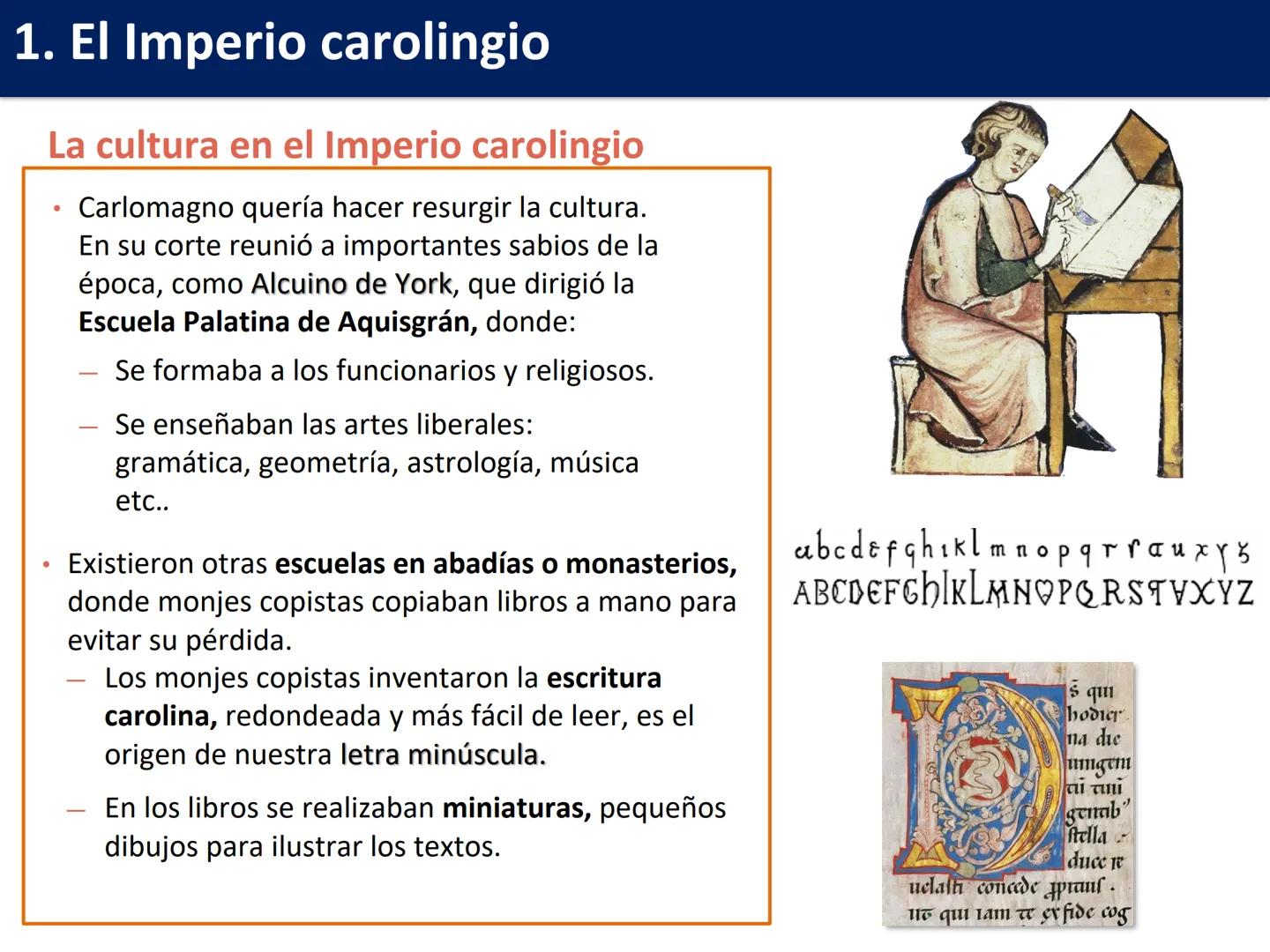 # Tema 6: El feudalismo (PLENA EDAD MEDIA)
1 El Imperio carolingio
2 El feudalismo
3 Economía y sociedad feudal
4 El papel de la Iglesia