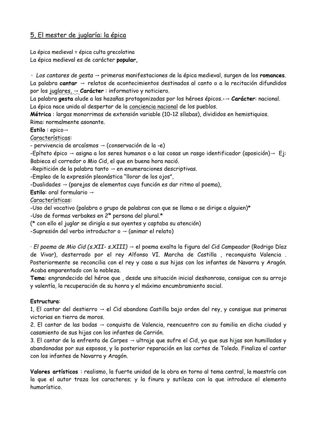 # TEMA 9: LA LITERATURA MEDIEVAL
1. Contexto histórico, social y cultural (s. XII XIV)
La sociedad se divide en: nobleza, clero y campesin