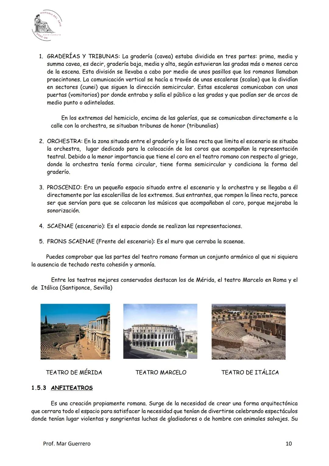 BLOQUE 2
TEMA 3: ARTE ROMAΝΟ
1. Urbanismo romano y tipologías arquitectónicas.
2. La escultura romana El retrato y el relieve histórico.
3