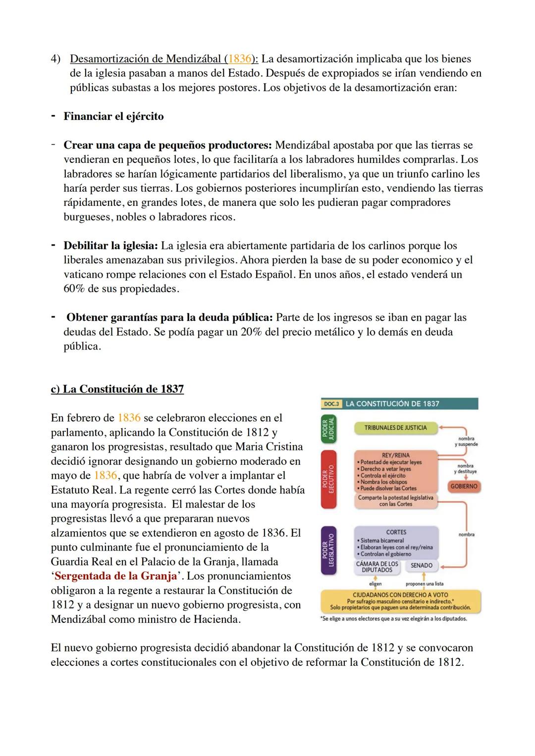 # TEMA 3: LA CONSTRUCCIÓN DE UN ESTADO
LIBERAL. ISABEL II (1833-1868).
REGENCIA
REGENCIA
M. CRISTINA ESPARTERO
MINORIA D'EDAT D'ISABEL
183