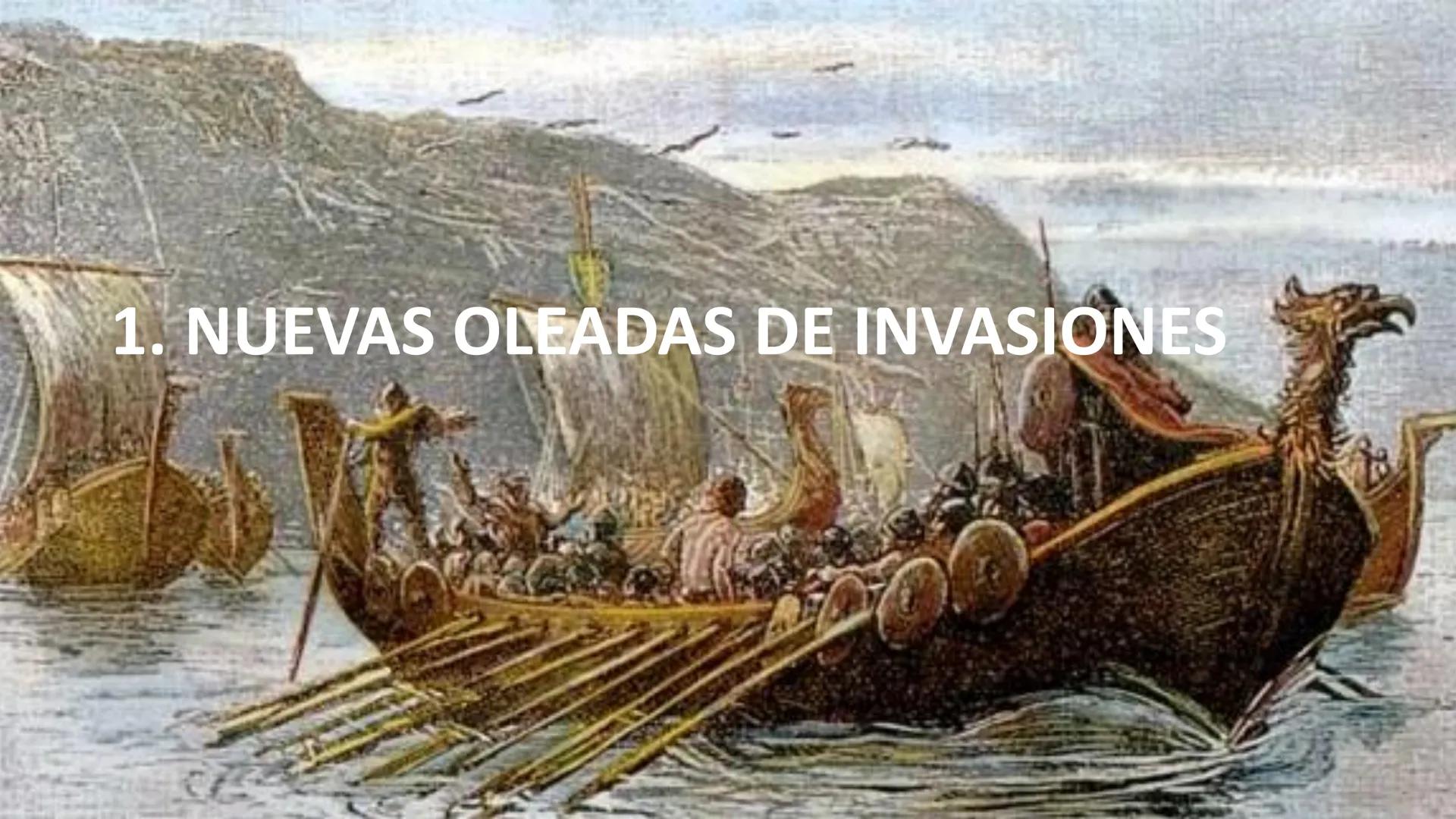 # TEMA 2. LA
SOCIEDAD
FEUDAL.
DERECHOS Y
DESIGUALDADES # 1. NUEVAS OLEADAS DE INVASIONES # 1.1.VIKINGOS, MAGIARES Y SARRACENOS
Europa en el