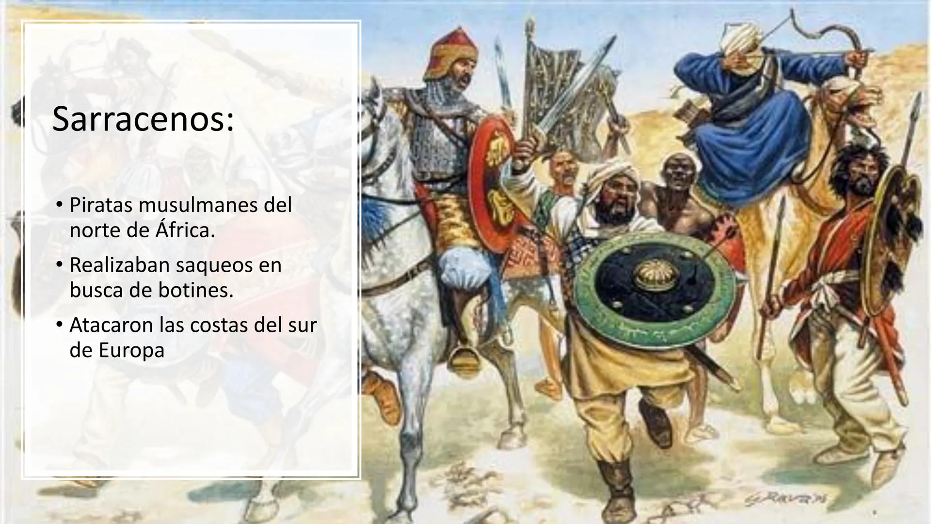 # TEMA 2. LA
SOCIEDAD
FEUDAL.
DERECHOS Y
DESIGUALDADES # 1. NUEVAS OLEADAS DE INVASIONES # 1.1.VIKINGOS, MAGIARES Y SARRACENOS
Europa en el