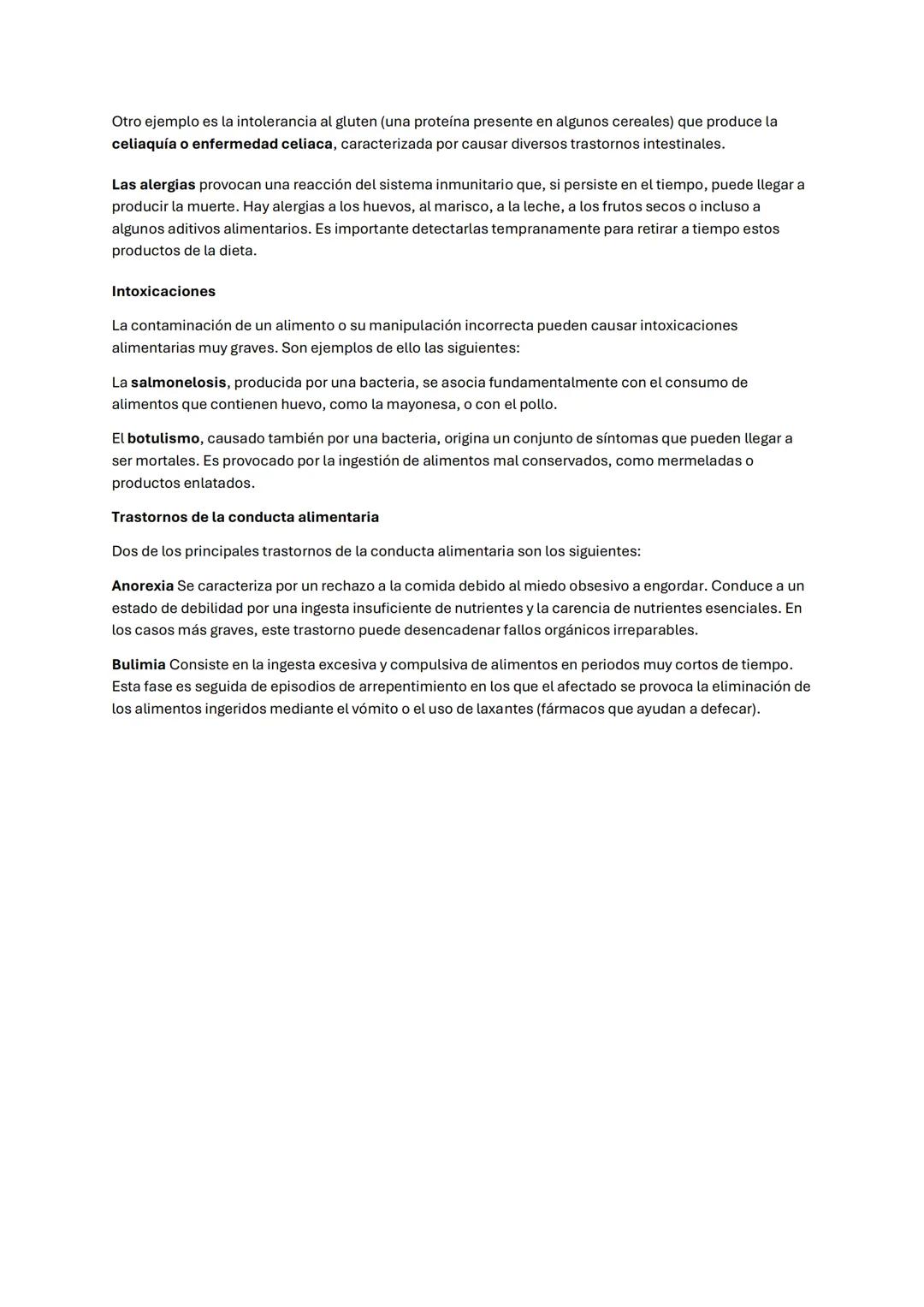 # TEMA 2. ALIMENTACIÓN Y NUTRICIÓN
La alimentación es el proceso voluntario y consciente mediante el que
incorporamos alimentos al organism