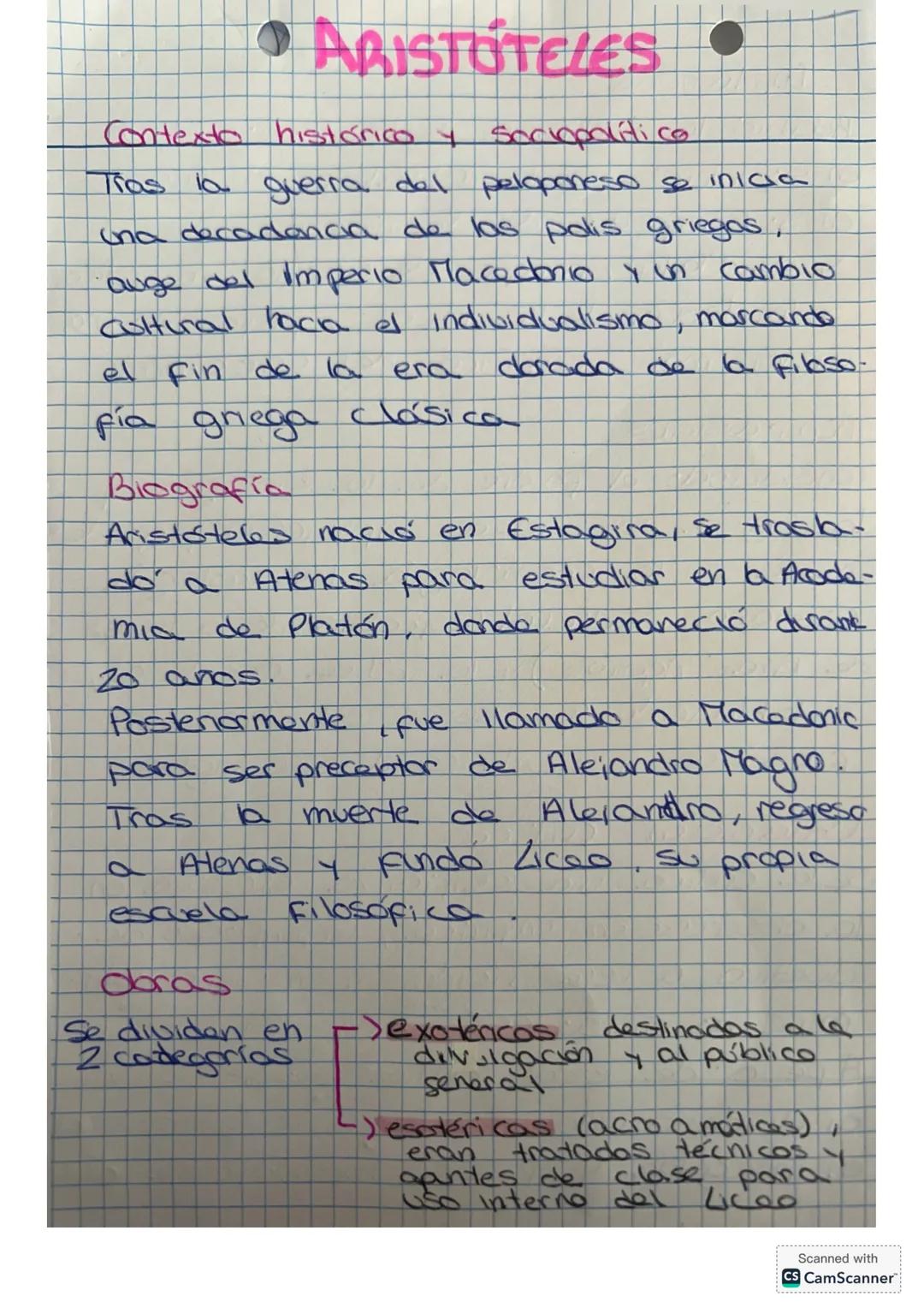 # ARISTÓTELES
Contexto histórico y sociopolítico
Tras la guerra del peloponeso se inicia
una decadencia de los polis griegas,
auge del Imp