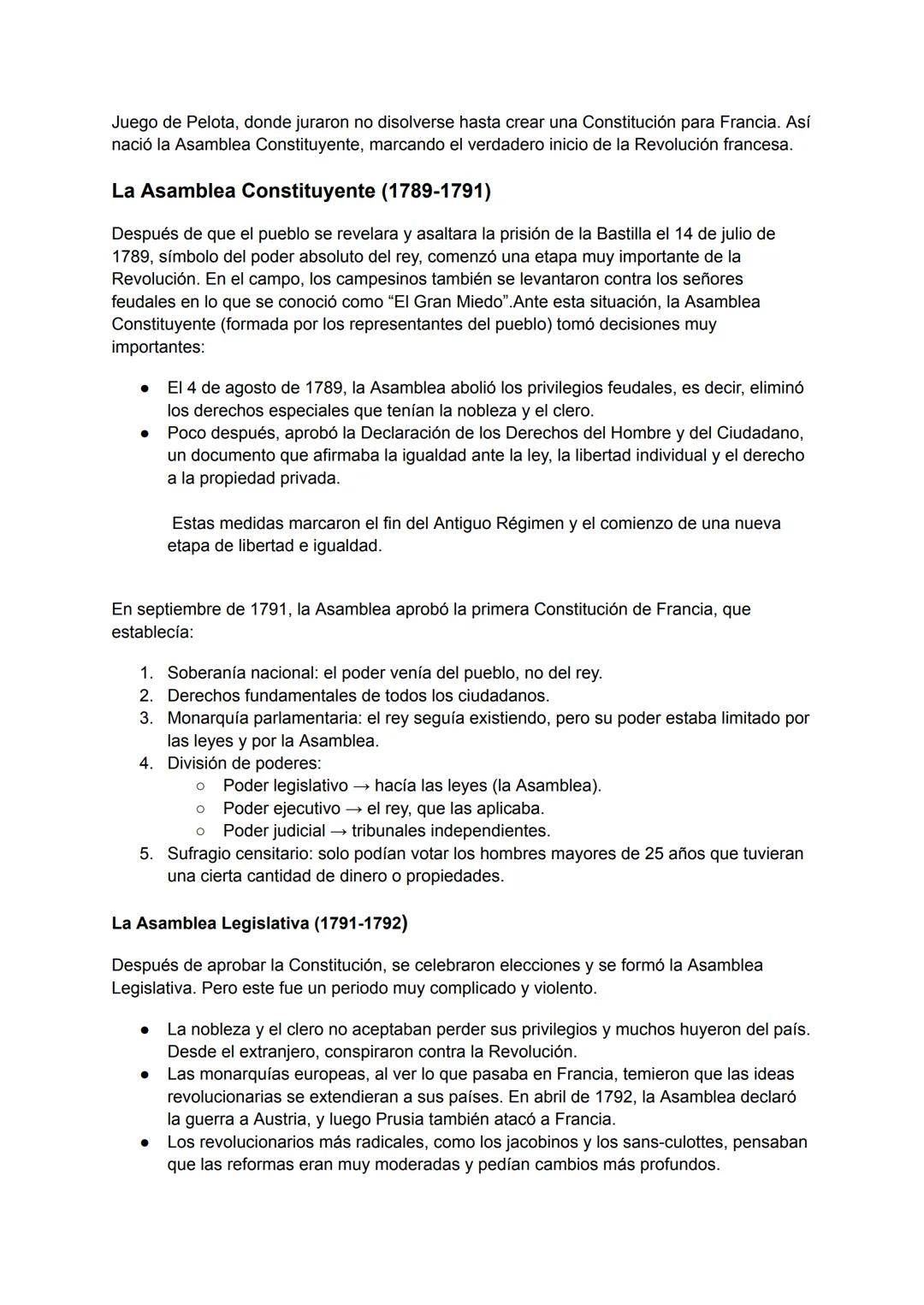 # El inicio de la Revolución francesa
A finales del siglo XVIII, en Francia comenzó una gran revolución que marcó el fin del
Antiguo Régime
