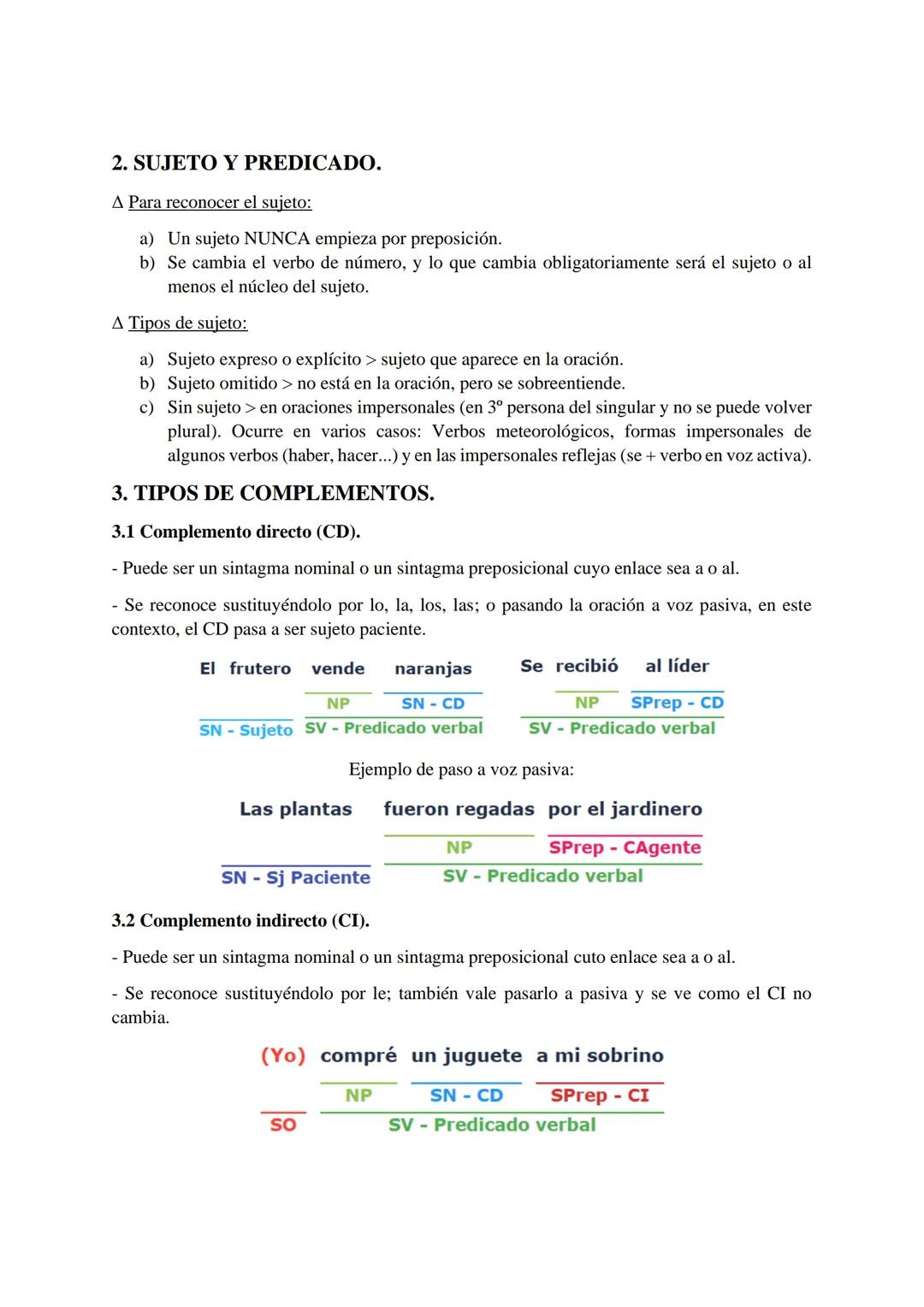 SINTAXIS
1. LOS SINTAGMAS.
Un sintagma es un conjunto de palabras cuyo núcleo es la palabra que le da nombre.
1.1 Tipos de Sintagmas.
a)