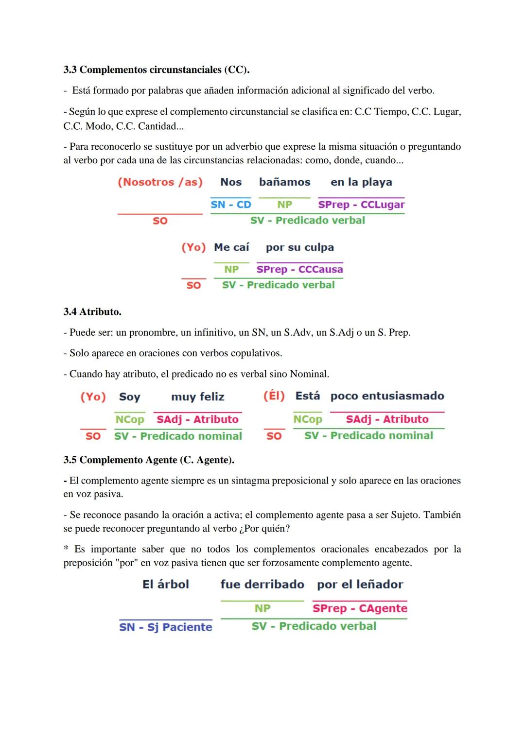 SINTAXIS
1. LOS SINTAGMAS.
Un sintagma es un conjunto de palabras cuyo núcleo es la palabra que le da nombre.
1.1 Tipos de Sintagmas.
a)