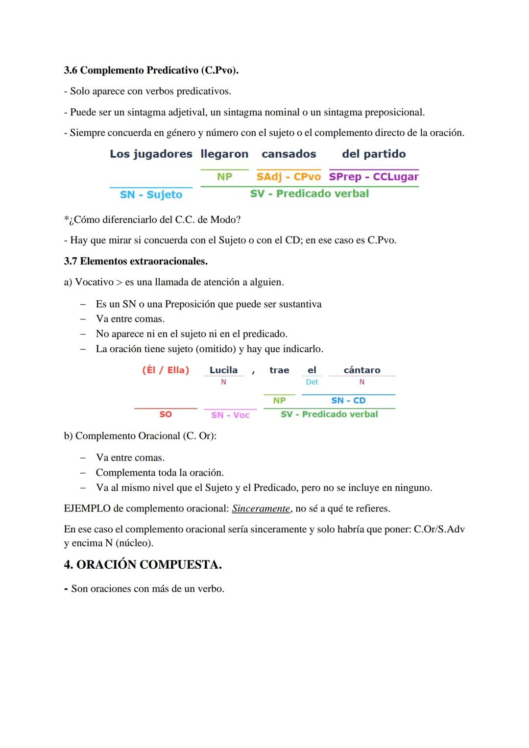 SINTAXIS
1. LOS SINTAGMAS.
Un sintagma es un conjunto de palabras cuyo núcleo es la palabra que le da nombre.
1.1 Tipos de Sintagmas.
a)