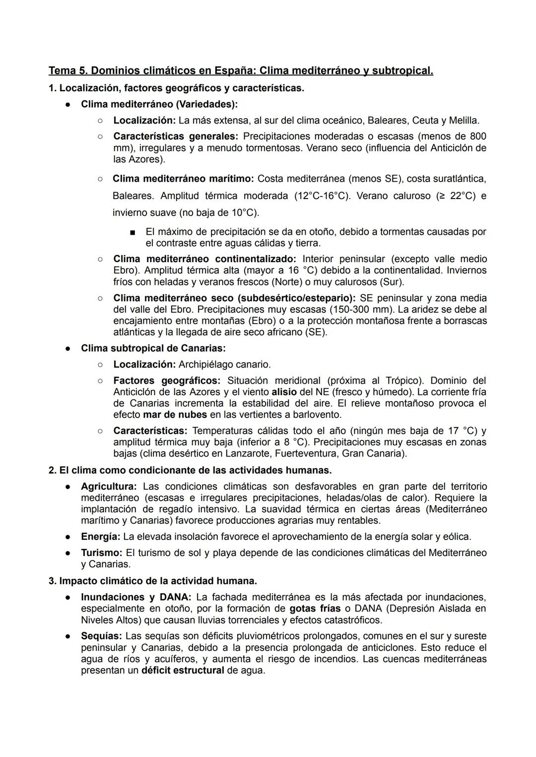 # BLOQUE B. LISTADO DE TEMAS Y EPÍGRAFES PARA LAS
PREGUNTAS 1 Y 3
## El relieve: Formación y características
Caracterización de las unidad
