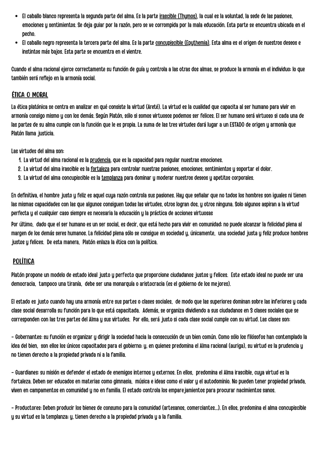 # Tema 1: Platón
IDEALISMO PLATÓNICO:
El idealismo platónico es un sistema filosófico en el que se otorga mayor importancia a aquellas
ent