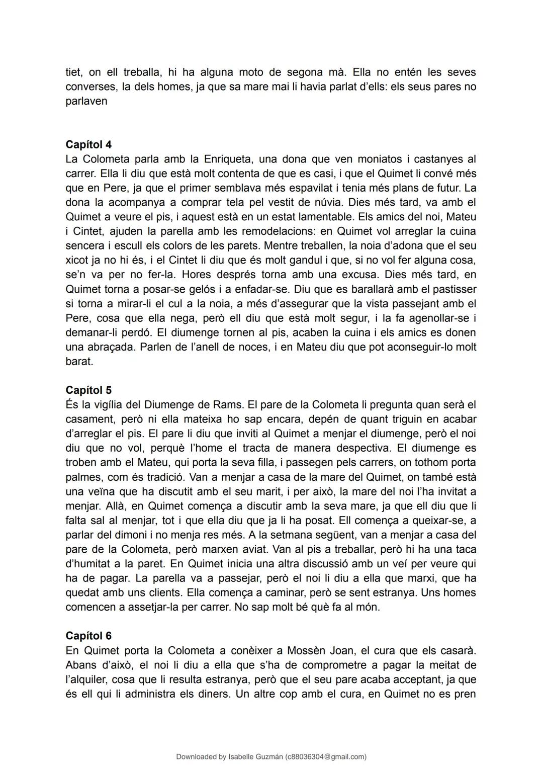 # studocu
La plaça del diamant, resum detallat per capítols
Llengua Catalana i Literatura II (Institut Manuel Carrasco i Formiguera)
Sca