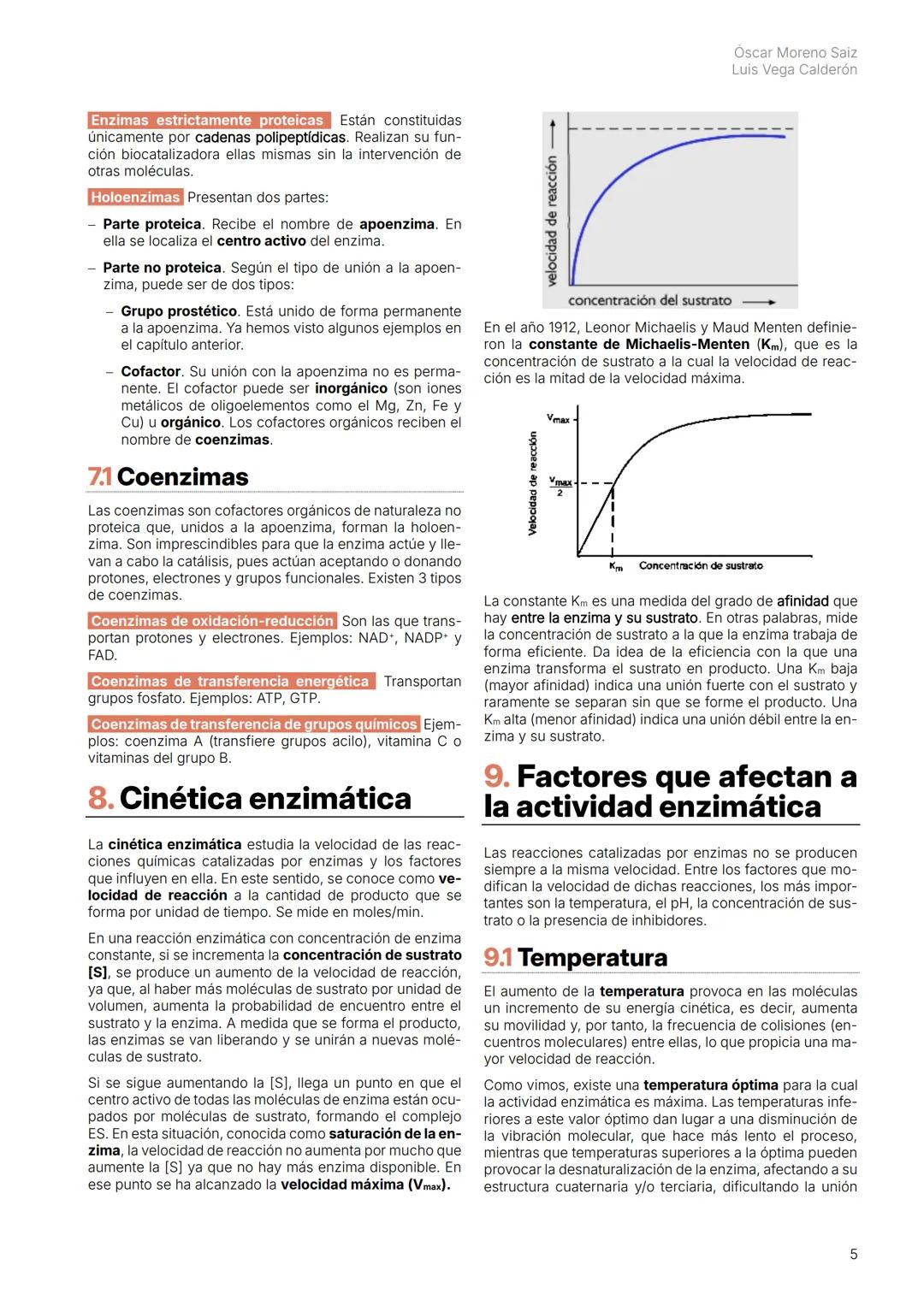 BI 2
BACH
Capítulo 5.
Enzimas Biología | 2 Bachillerato
2 # 1. Introducción
Las reacciones bioquímicas que ocurren entre los compo-
nent
