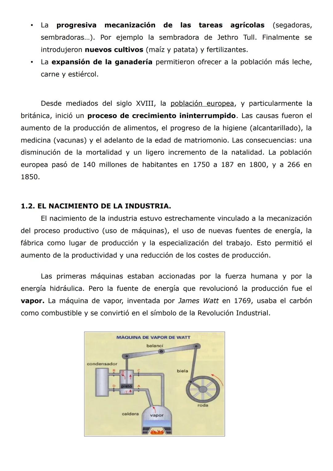 # INTRODUCCIÓN.
La revolución Industrial fue el conjunto de transformaciones económicas y
sociales causadas por el uso generalizado de máqu