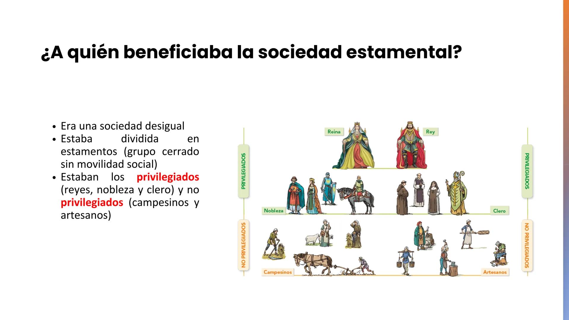 Guerrear, orar o
cultivar la tierra
La Europa Feudal # ¿Por qué se implantó el Feudalismo
en Europa?
• A partir del siglo X, en una Europa