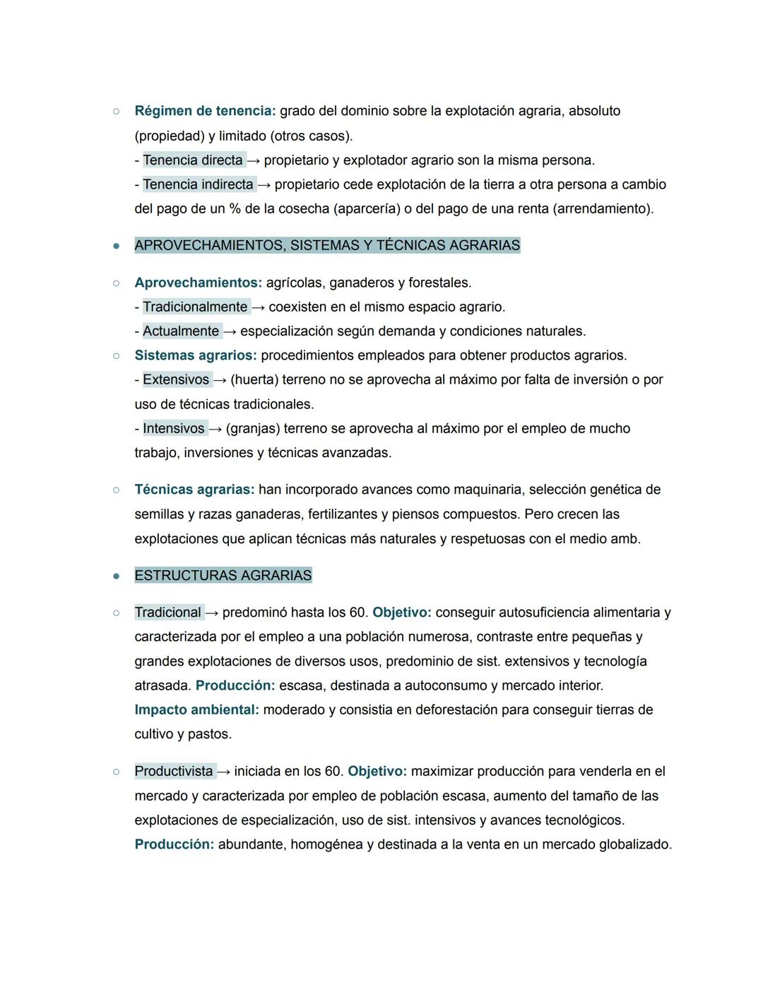 # UNIDAD 5
# LOS ESPACIOS DEL SECTOR PRIMARIO
1. ESPACIO RURAL Y AGRARIO
* ESPACIO RURAL → territorio no urbanizado, municipios de meno