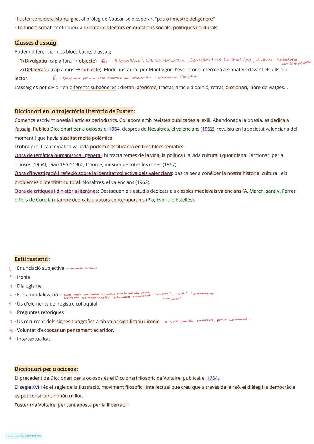 # DICCIONARI PER A OCIOSOS
JOAN FUSTER
Alguns apunts biogàfics:
1 És un intelectual important i influent.
2 Naix a Sueca el 1922 en un a