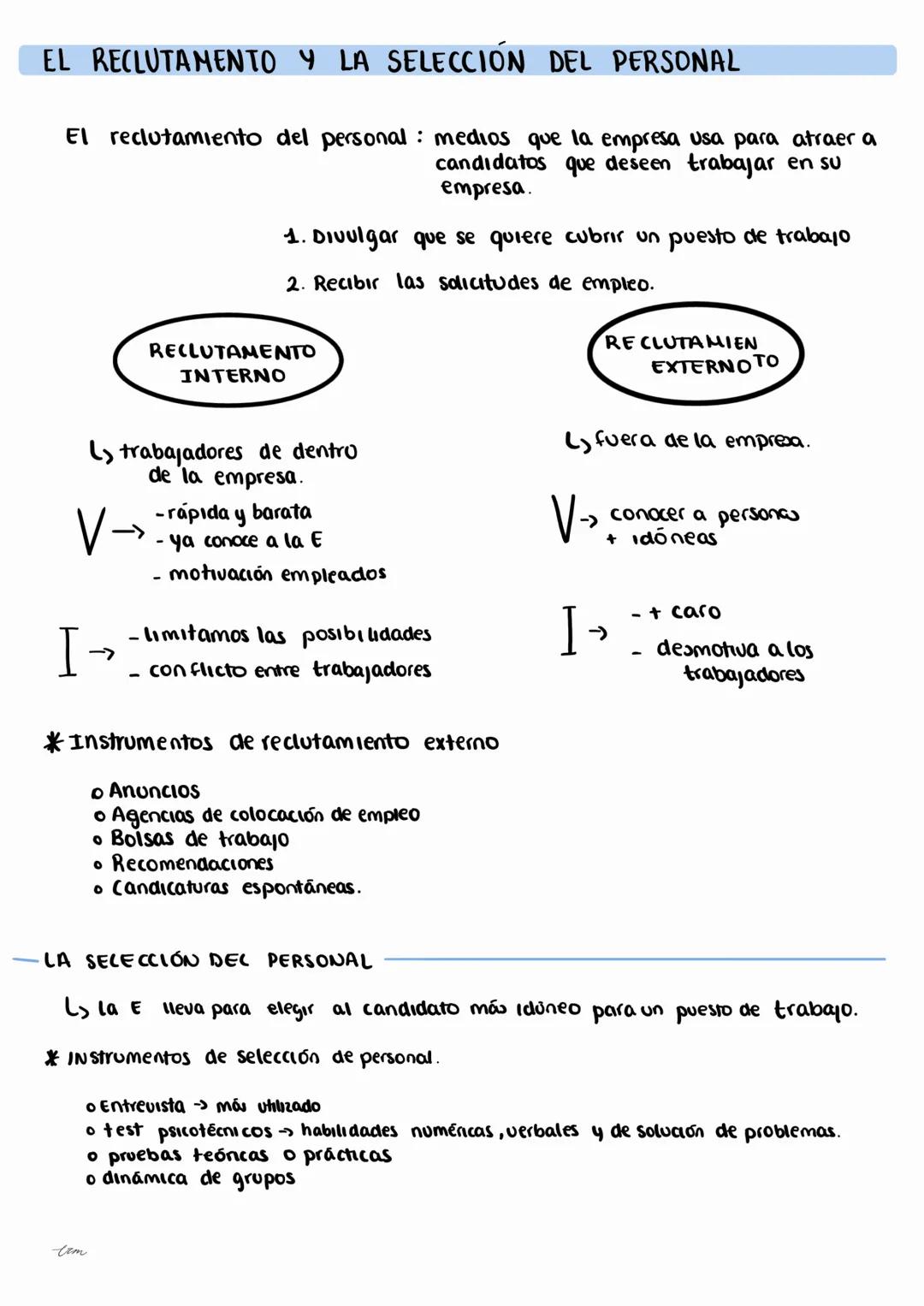 # LA GESTIÓN DE LOS RECURSOS
HUMANOS.
tema 6
# EL DEPARTAMENTO DE RECURSOS HUMANOS
Plan de Gestión de Recursos Humanos: actividades y poū