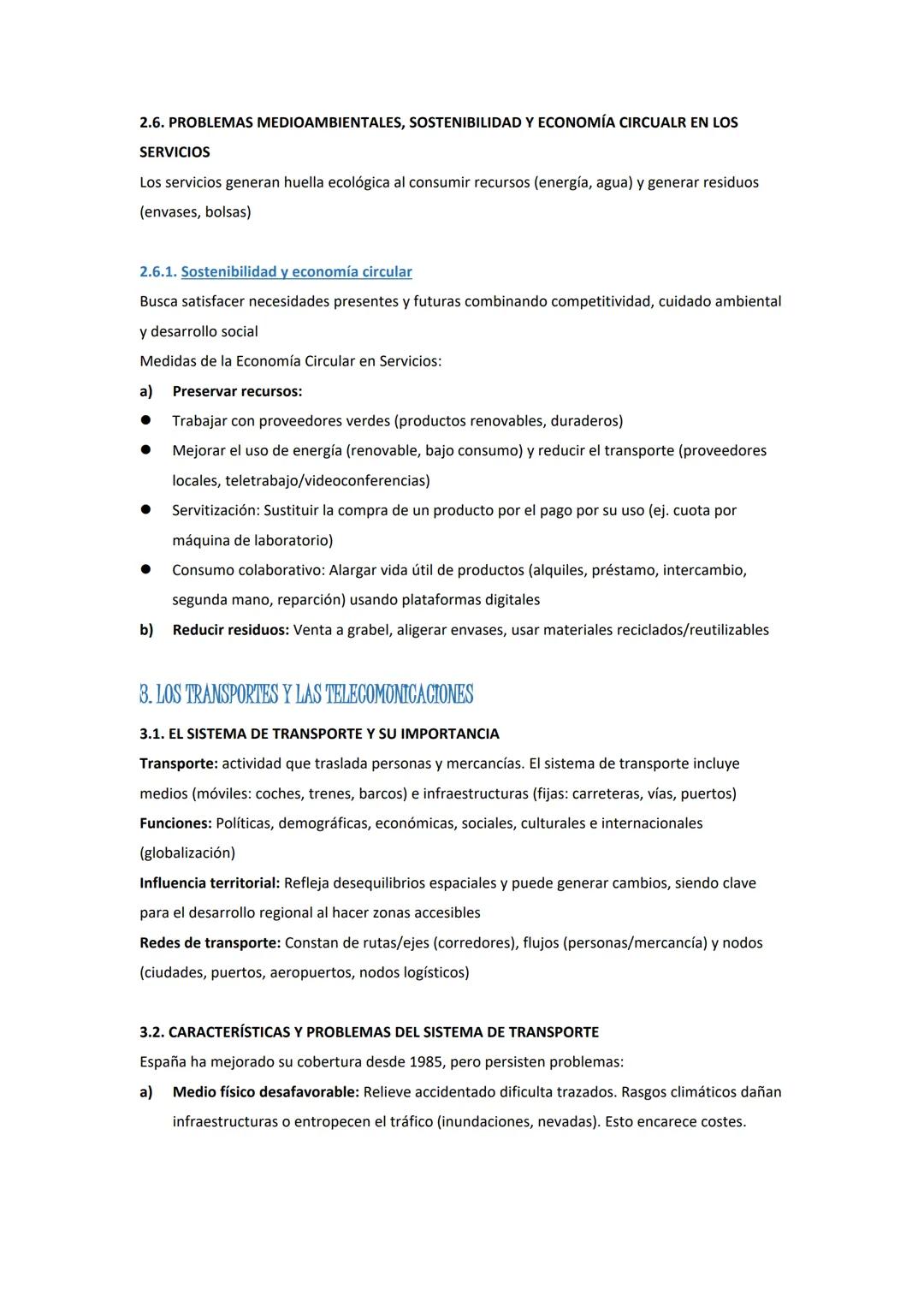 # LOS ESPACIOS DEL SECTOR TERCIARIO
ONIDAD 6
1. EL PROCESO DE LA TERCIARIZACIÓN
El sector terciario abarca actividades que prestan servici