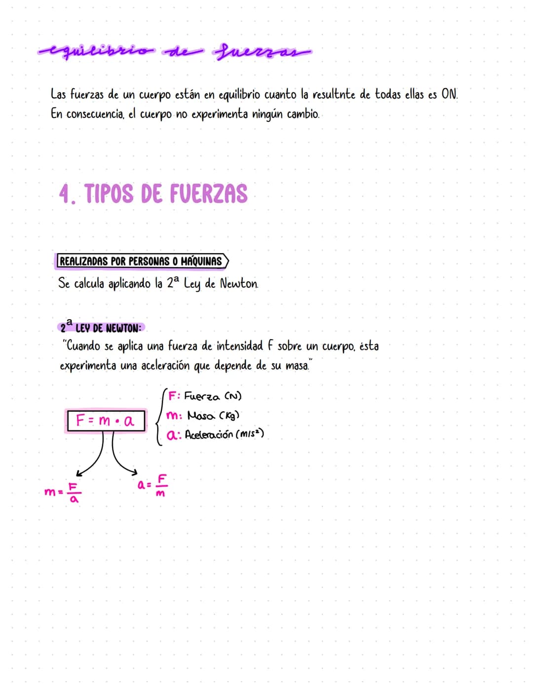 # Las fuerzas
Cualquier causa capaz de provocar en un cuerpo un cambio en
su estado del movimiento o formarlo.
Magnitud
vectorial
NEWTON:
