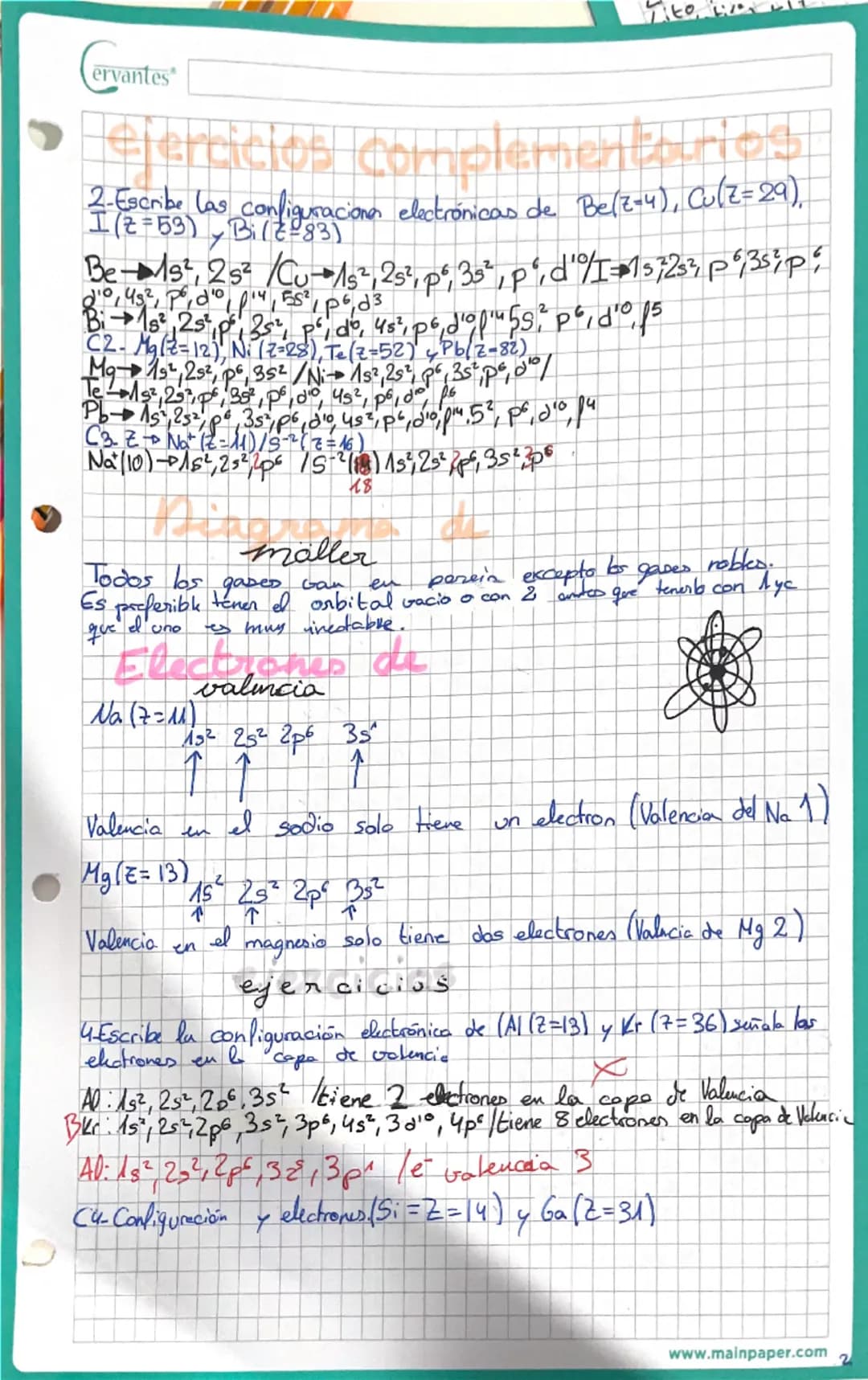 # Písica
# TEMA 1 ESTRUCTURA DEL átomo
Átomo neutro $\Theta=\Theta$
* gana e- $\rightarrow$ Cargado negativamente (anión)
* pierde e- $\rig